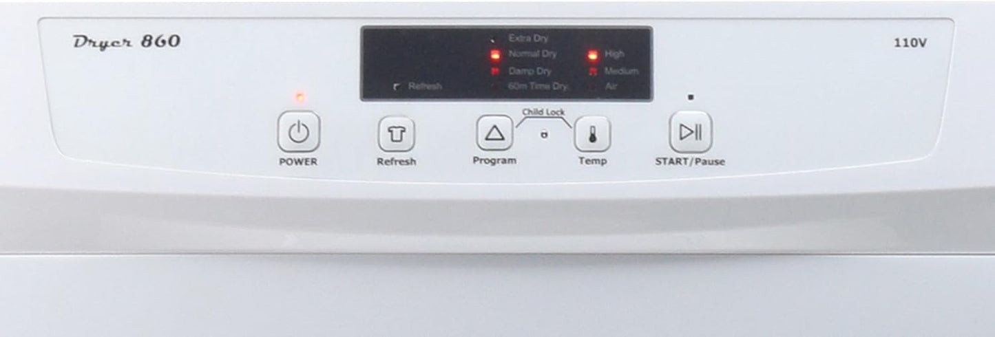🌟 Compact 3.5 Cu. Ft. Dryer – Energy Efficient & Space-Saving! 🌟