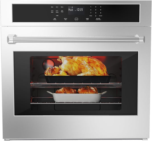🔥 Multi-Function Convection Oven with Rotisserie – Stainless Steel, Fingerprint Resistant! 🍗