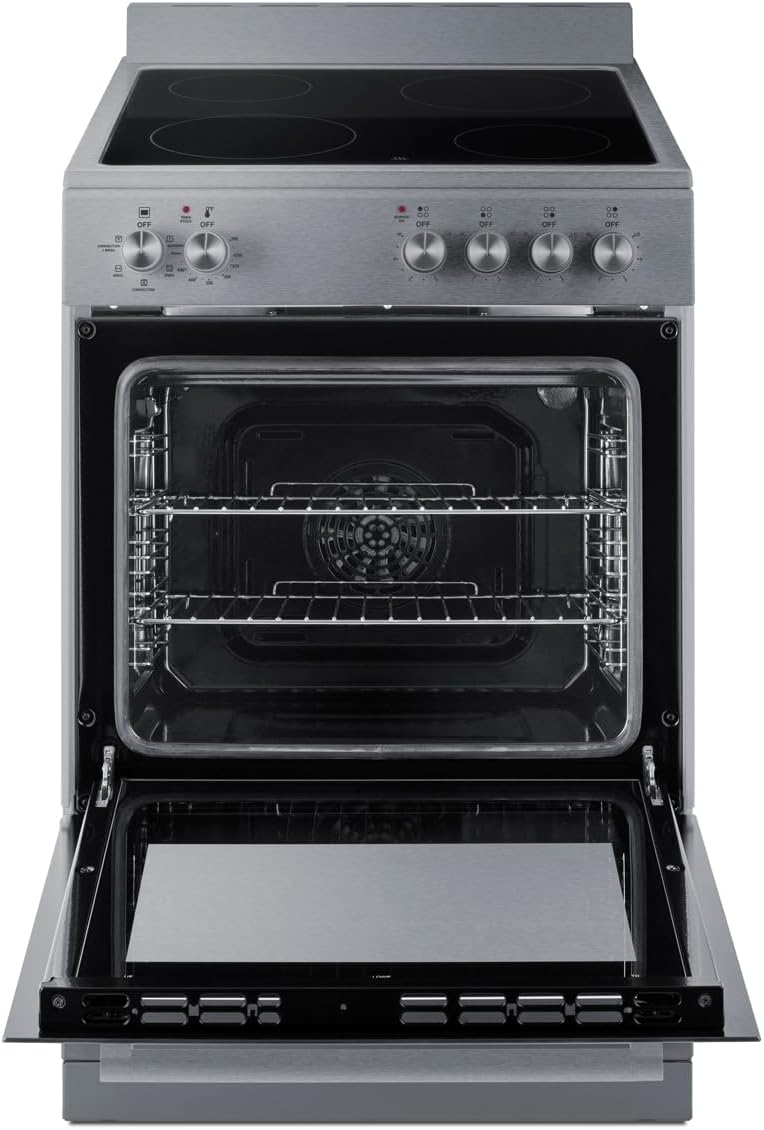 ✨ 24" Electric Smooth Top Range – Stylish, ADA Compliant, and Perfect for Your Kitchen! 🍳🍽️