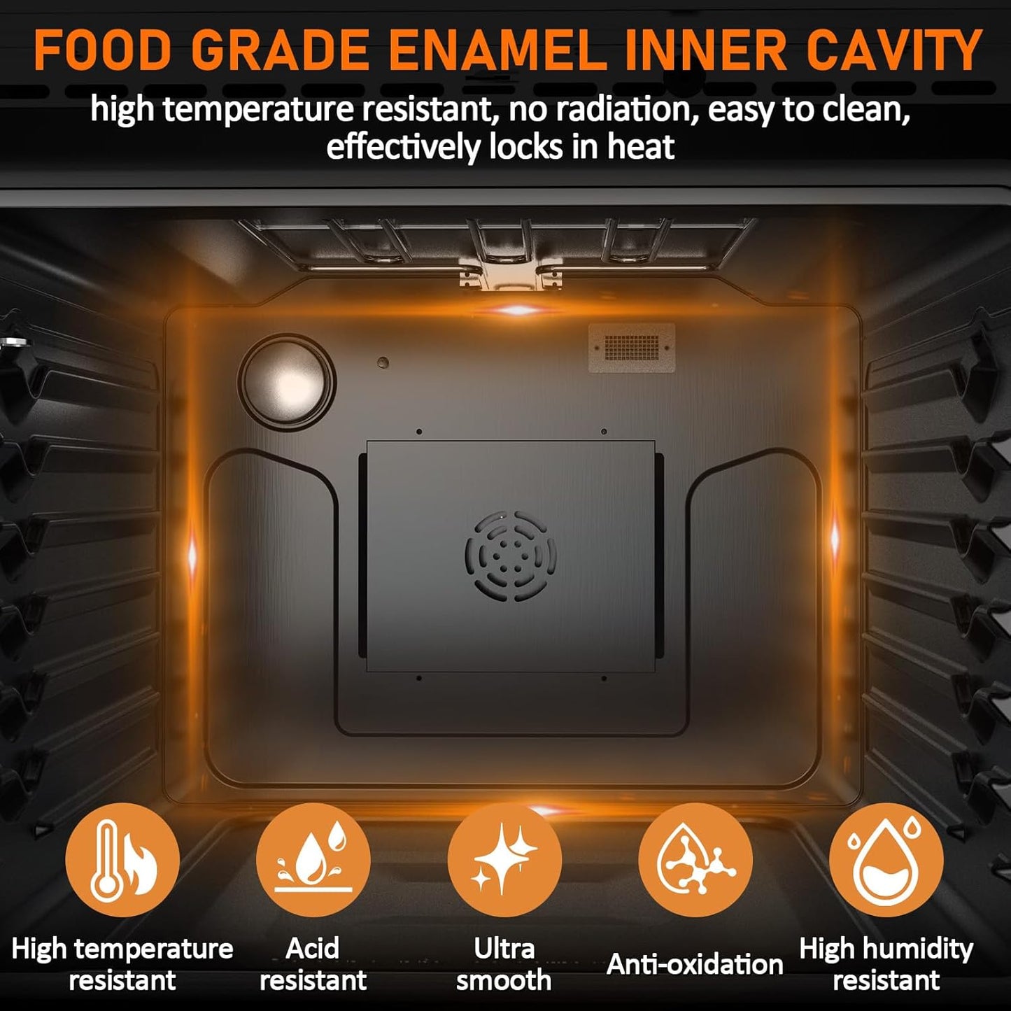 🔥 Multi-Function Convection Oven with Rotisserie – Stainless Steel, Fingerprint Resistant! 🍗
