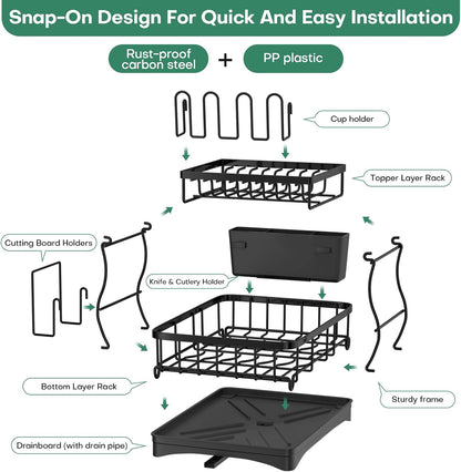 ✨ Smart Kitchen Organizer – Automatic, Space-Saving Storage for Your Countertop! 🍴🍳
