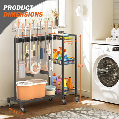 🧹 Premium Cleaning Organizer – Keep Your Space Tidy & Neat! 🏠✨