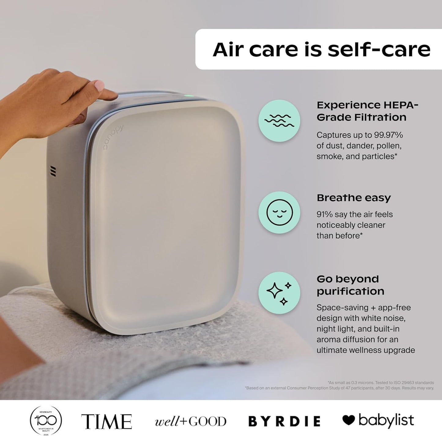 🌬️ Air Purifier for Bedroom – Clean, Fresh Air All Night 🌙✨
