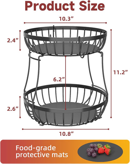 ✨ Stackable Kitchen Counter Storage Rack - Organize Your Veggies and Fruits! 🍎🥔