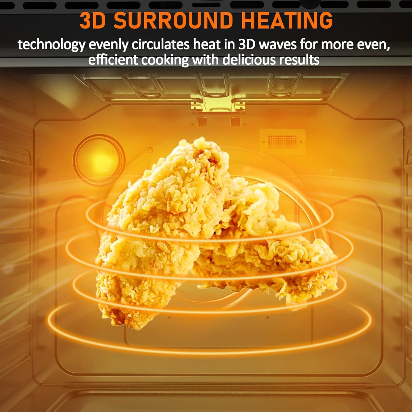 🔥 Multi-Function Convection Oven with Rotisserie – Stainless Steel, Fingerprint Resistant! 🍗