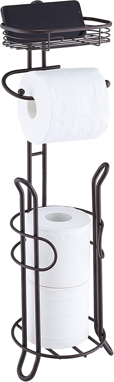 ✨ Stylish & Durable Bathroom Storage Organizer – Keep Your Toilet Paper Neat & Tidy! 🚽📦