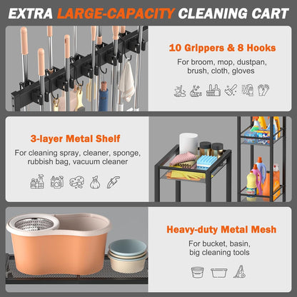 🧹 Premium Cleaning Organizer – Keep Your Space Tidy & Neat! 🏠✨