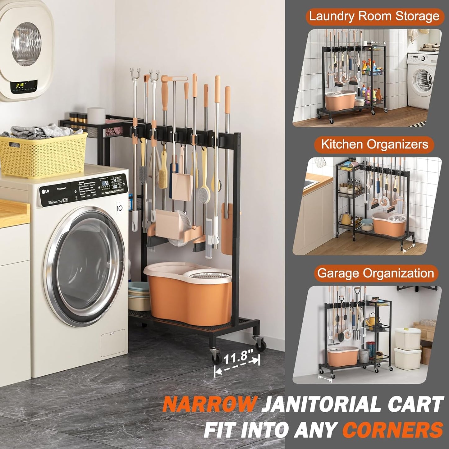 🧹 Premium Cleaning Organizer – Keep Your Space Tidy & Neat! 🏠✨