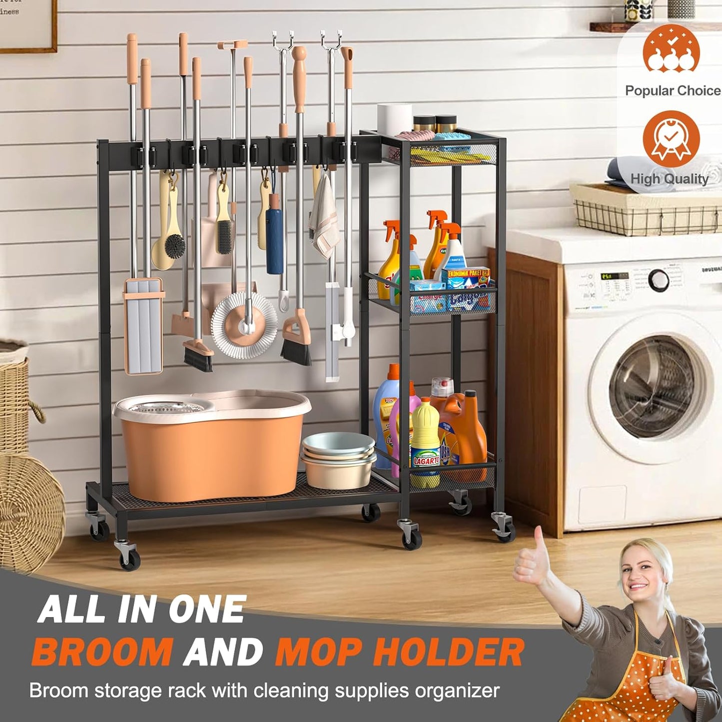 🧹 Premium Cleaning Organizer – Keep Your Space Tidy & Neat! 🏠✨