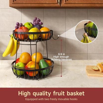 ✨ Stackable Kitchen Counter Storage Rack - Organize Your Veggies and Fruits! 🍎🥔