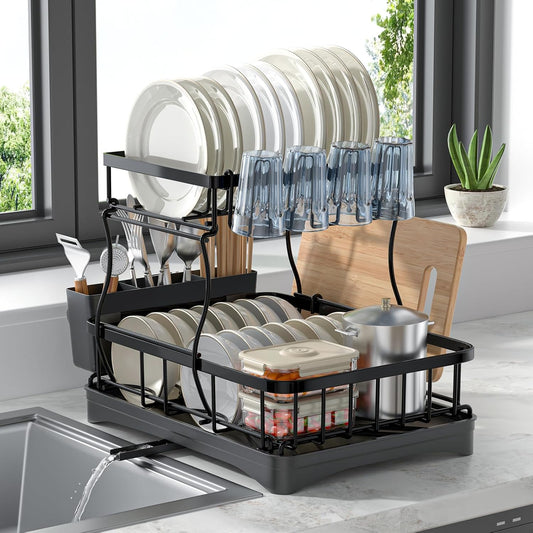 ✨ Smart Kitchen Organizer – Automatic, Space-Saving Storage for Your Countertop! 🍴🍳